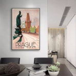 vintage poster prague
