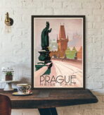 vintage poster prague