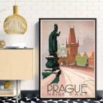 vintage poster prague
