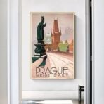 vintage poster prague