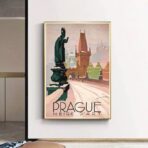vintage poster prague