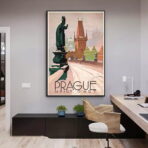 vintage poster prague