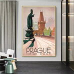 vintage poster prague