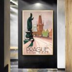 vintage poster prague