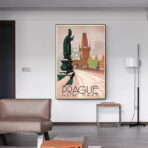 vintage poster prague