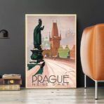 vintage poster prague
