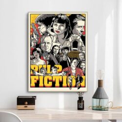 vintage pulp fiction poster