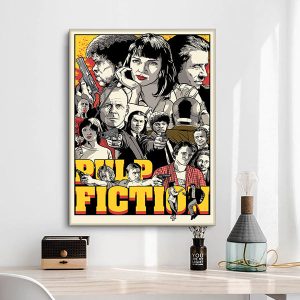 vintage pulp fiction poster