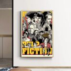 vintage pulp fiction poster