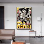 vintage pulp fiction poster
