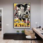 vintage pulp fiction poster