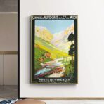 vintage pyrenees poster