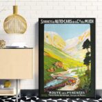vintage pyrenees poster