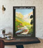 vintage pyrenees poster