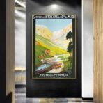 vintage pyrenees poster