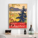 vintage poster quebec