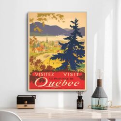 vintage poster quebec