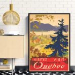 vintage poster quebec