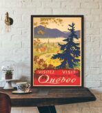 vintage poster quebec