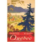vintage poster quebec