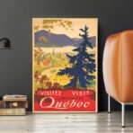 vintage poster quebec