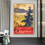 vintage poster quebec
