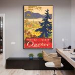 vintage poster quebec