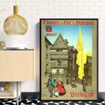poster vintage quimper