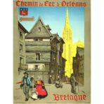 poster vintage quimper