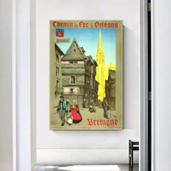 poster vintage quimper