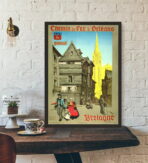 poster vintage quimper