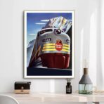 vintage railways poster