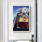 vintage railways poster
