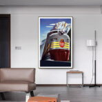 vintage railways poster