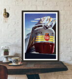 vintage railways poster