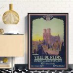 vintage poster reims