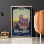 vintage poster reims