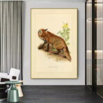 vintage fox poster