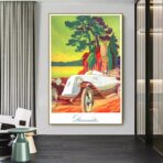 vintage renault poster