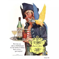 vintage rum poster