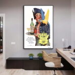 vintage rum poster