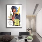 vintage rum poster