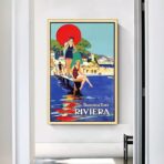 vintage riviera poster