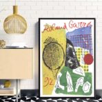 vintage roland garros poster