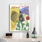 vintage roland garros poster