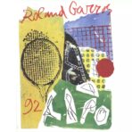 vintage roland garros poster