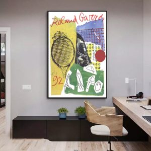 vintage roland garros poster