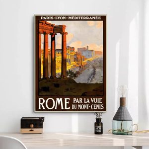 vintage rome poster