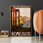 vintage rome poster