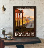 vintage rome poster